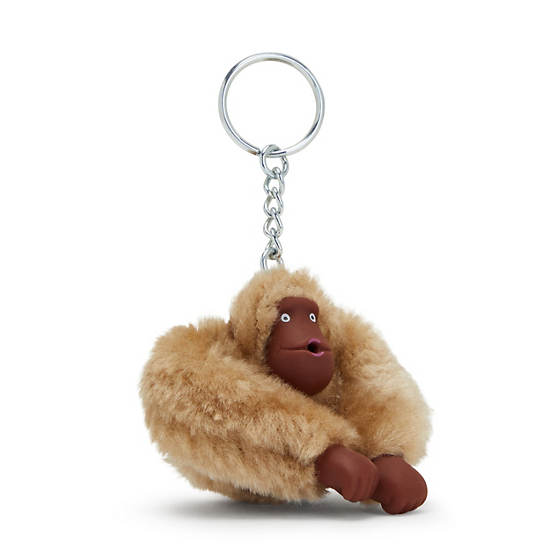 Akcesoria Kipling Sven Small Monkey Keychain Beżowe | PL 1206FD